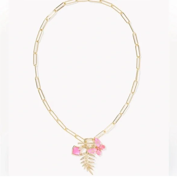 Kendra Scott Bianca Butterfly Gold CharmNecklace NWT